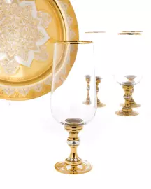 Набор для шампанского "Нарцисс" на 6 персон, Златоуст