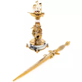 Композиция с кортиком "Генри Морган" Златоуст