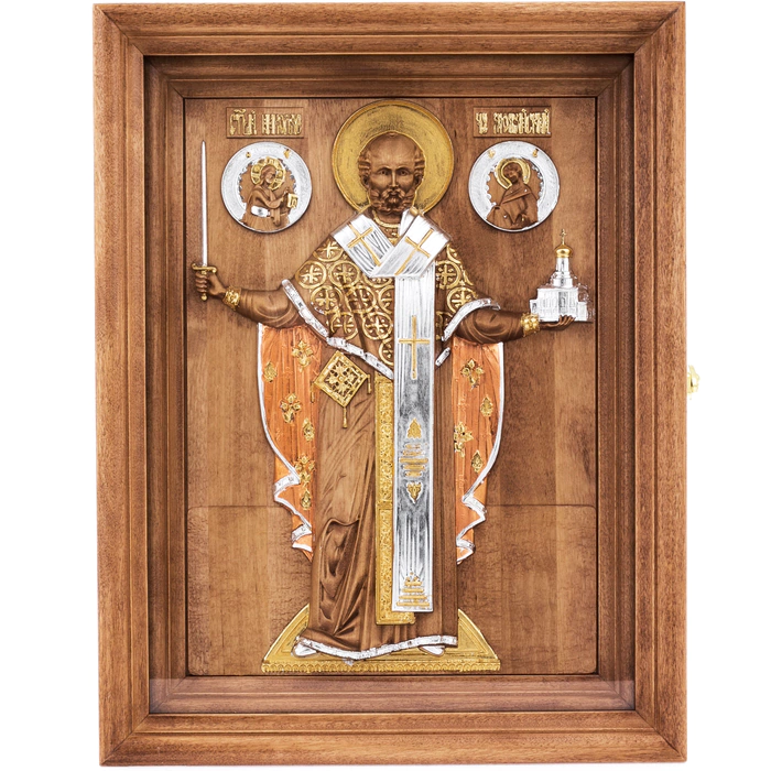 Birch icon "Nikolai Mozhaisky" in Kyoto