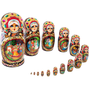 Matryoshka doll for 15 places "Fairy Tale" (33 cm)