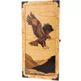 Нарды из карельской березы "Орёл"