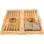 Backgammon from Karelian birch "Eagle"