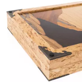 Нарды из карельской березы "Орёл"