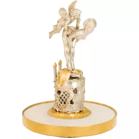 Настольное украшение из серебра "Пастораль"