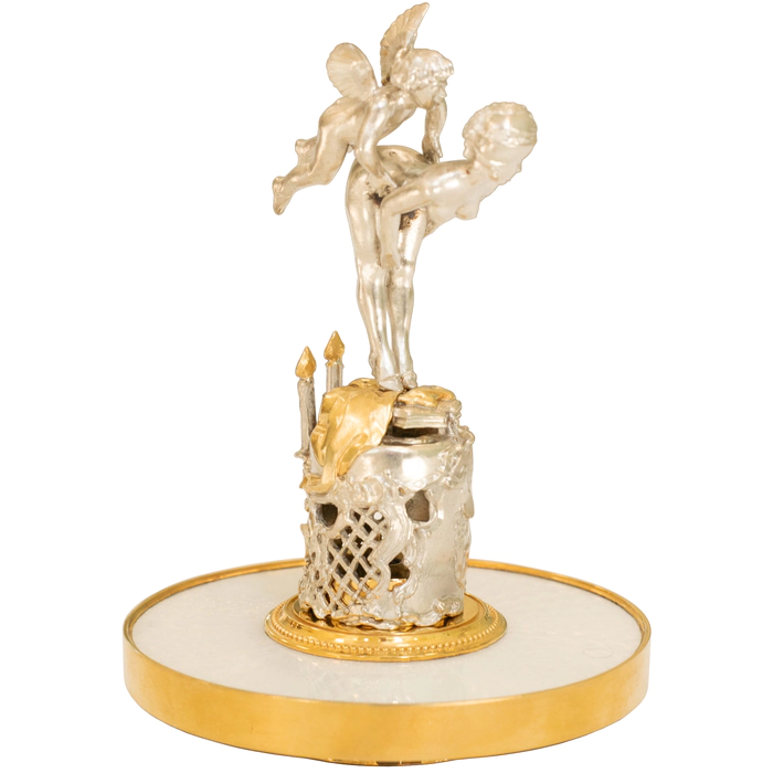 Table decoration made of silver "Pastoral"