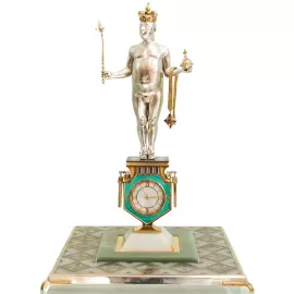 Exclusive table clock "Naked King"
