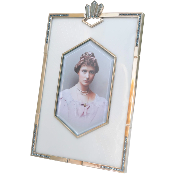 Photo frame silver "Alexandra" with topaz