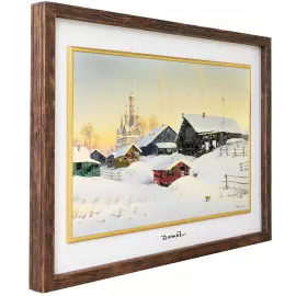 Damir Krivenko's painting "Wifi in the village"