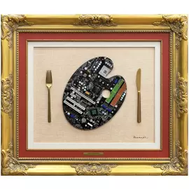 Damir Krivenko's painting "Bon Appetit"