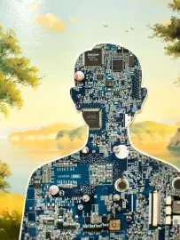 Damir Krivenko's painting "Gamer"