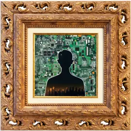 Damir Krivenko's painting "Hacker"