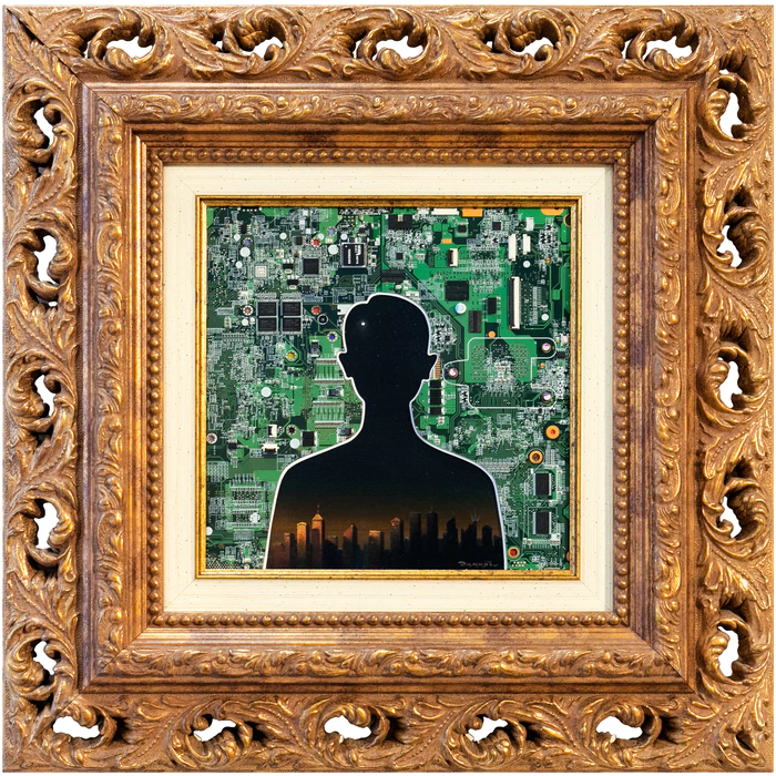 Damir Krivenko's painting "Hacker"