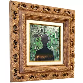 Damir Krivenko's painting "Hacker"