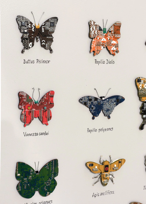 Damir Krivenko's painting "Collection of butterflies XXI"