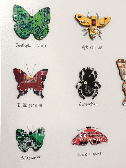 Damir Krivenko's painting "Collection of butterflies XXI"