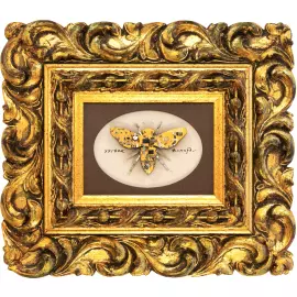 Damir Krivenko's painting "The Bee" in a gold frame