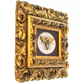 Damir Krivenko's painting "The Bee" in a gold frame