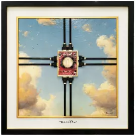 Damir Krivenko's painting "Virtual Virtuvian Man"