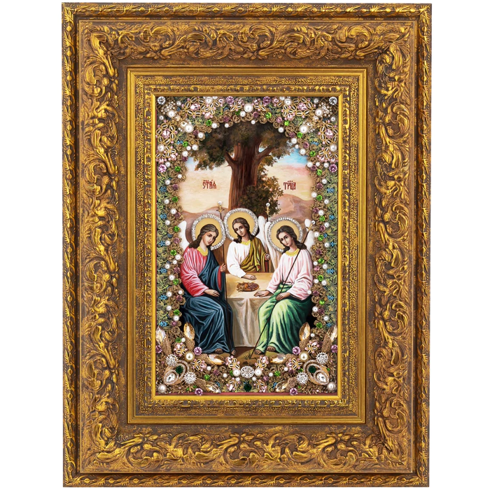 Icon of the Holy Trinity painting