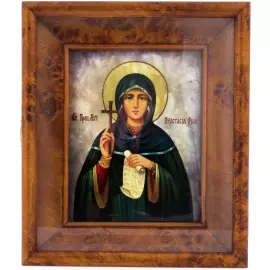 Icon on mother-of-pearl "Saint Anastasia"