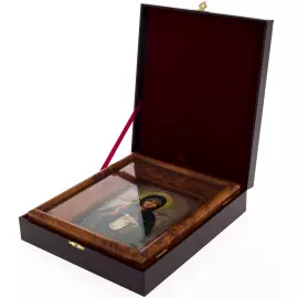 Icon on mother-of-pearl "Saint Anastasia"