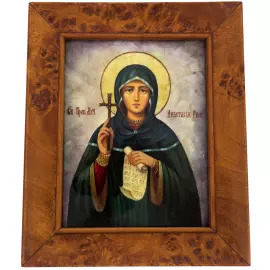 Icon on mother-of-pearl "Saint Anastasia"