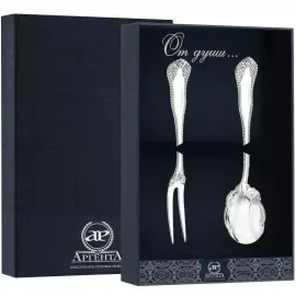 A set of silver-plated cutlery "Patterns" 2 items