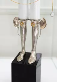 Эксклюзивная настольная композиция "Кукла стоящая"