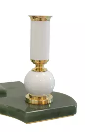 Эксклюзивный женский настольный набор "Зеркало" из нефрита