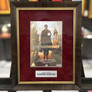 An autographed DVD of The Illusionist. Edward Norton