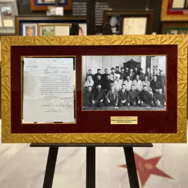 Письмо Временного центрального бюро российских мусульман от 16 мая 1917 г. с автографами