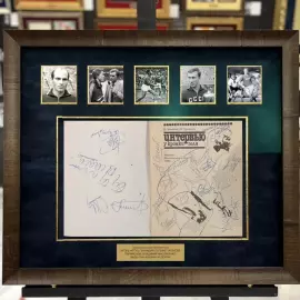 Книга с автографами сборной СССР по футболу, 1983 г.