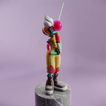 Candylady sculpture by Taras Zheltyshev