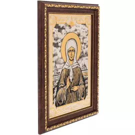Icon with blackening "Matrona" Chrysostom