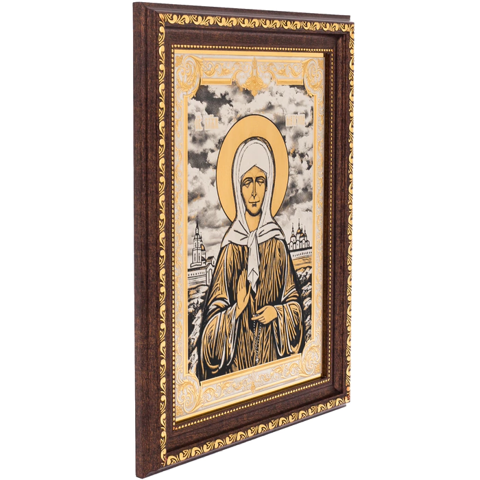 Icon with blackening "Matrona" Chrysostom