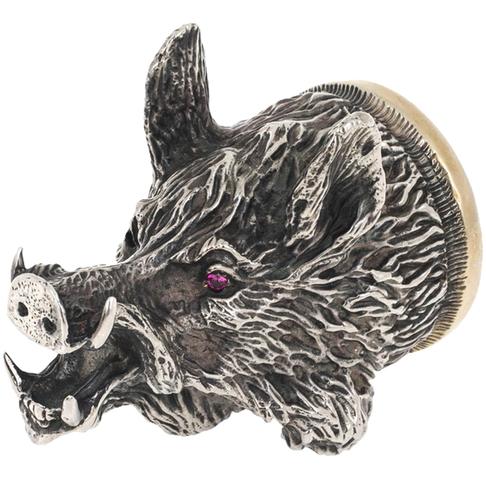 The "Boar" cup made of bronze with gilding