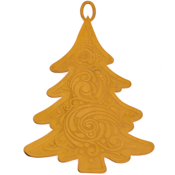 Set of Christmas tree toys "Ruble" 4 pcs, Zlatoust