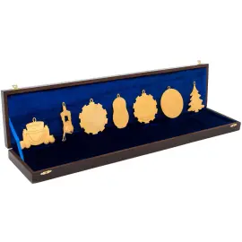 Комплект елочных игрушек "Промышленный" 7 шт., Златоуст Комплект елочных игрушек "Промышленный" 7 шт., Златоуст