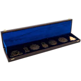 Комплект елочных игрушек "Промышленный" 7 шт., Златоуст Комплект елочных игрушек "Промышленный" 7 шт., Златоуст