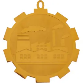 Комплект елочных игрушек "Промышленный" 7 шт., Златоуст Комплект елочных игрушек "Промышленный" 7 шт., Златоуст