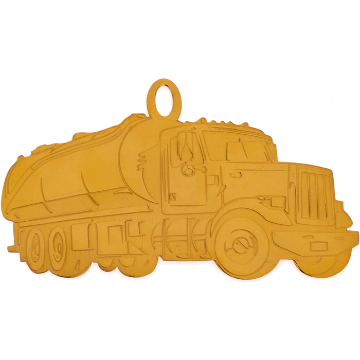 Set of Christmas tree toys "Neftyanik" 6 pcs, Zlatoust