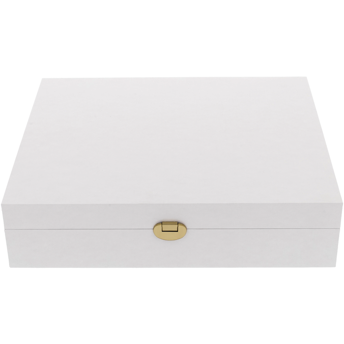 Gift box with accessories 34x28x8cm white