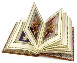 Leather-bound book "I Believe in Russia" by P. A. Stolypin