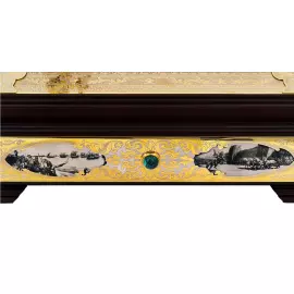 Шахматы из мрамора, долерита, малахита и кахолонга