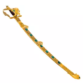 Сабля с малахитом