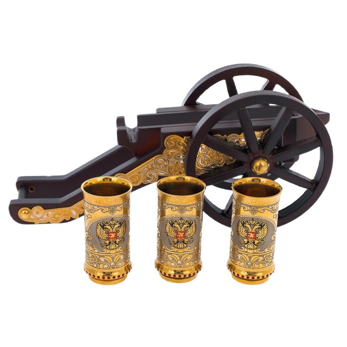 Набор "Пушка. СВР" на 3 персоны, Златоуст