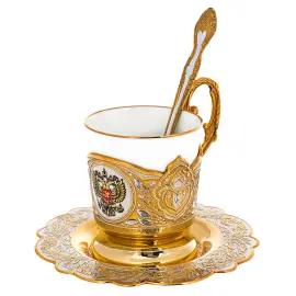 Набор кофейный "РФ" на 1 персону, Златоуст