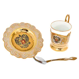 Набор кофейный "РФ" на 1 персону, Златоуст