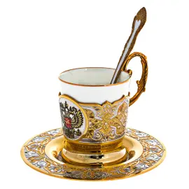 Набор кофейный "РФ" на 1 персону, Златоуст