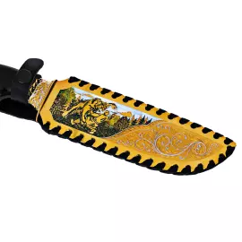 Нож с накладкой "Медведь" Златоуст